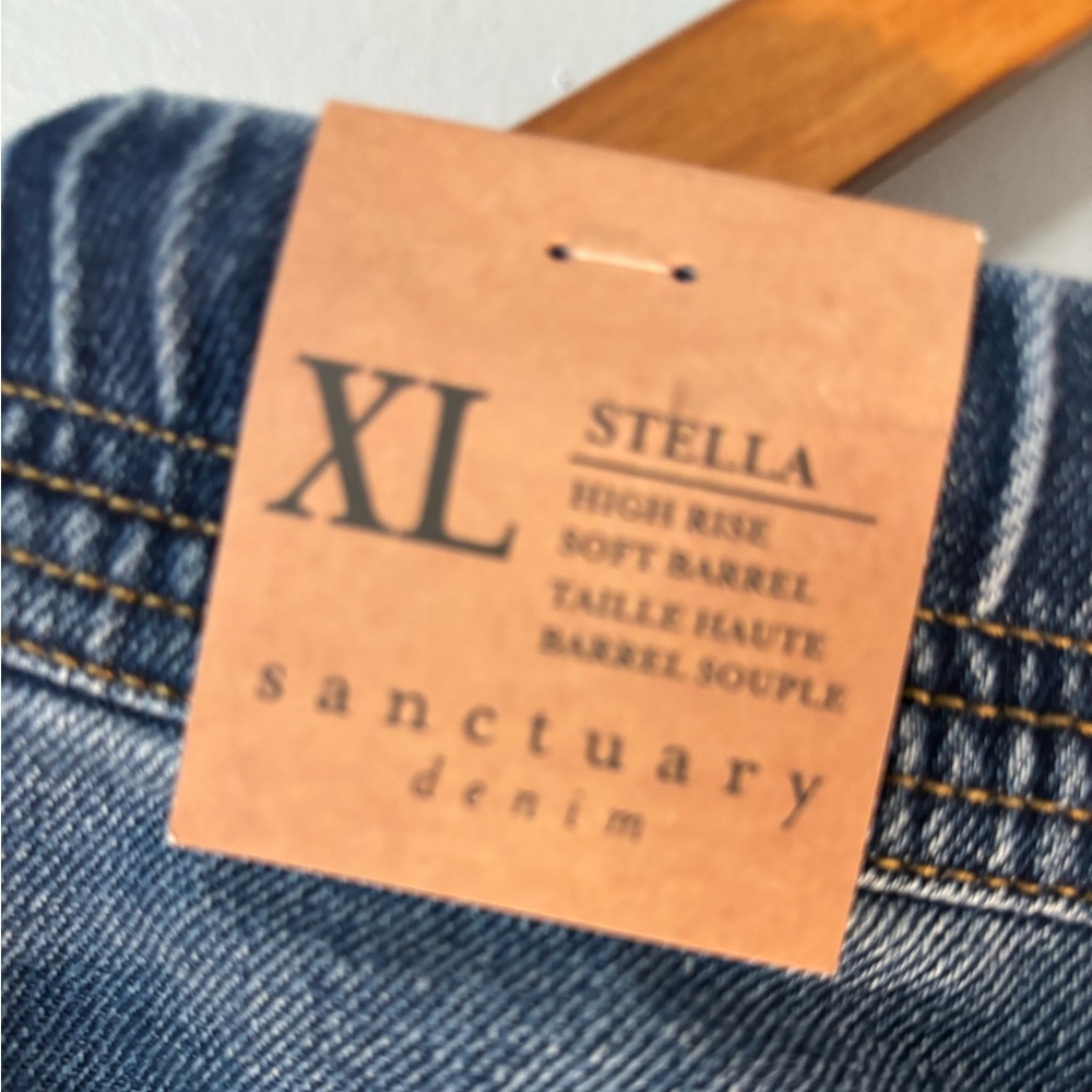 NWT Sanctuary High Rise Light Barrel Jeans - Picture 6 of 12